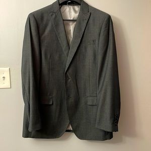 Dark Grey 2 button Men’s suit jacket